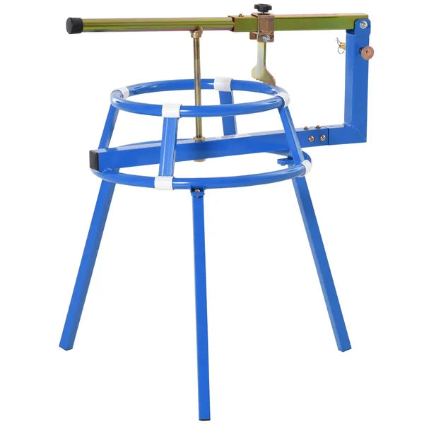 Motorcycle Tire Changing Stand for 16 to 24 Inch Tires, Adjustable, Blue - product image 11