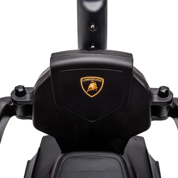 Licensed Lamborghini 2 in 1 Toddler Ride On Push Car with Horn and Storage, Orange - product image 9