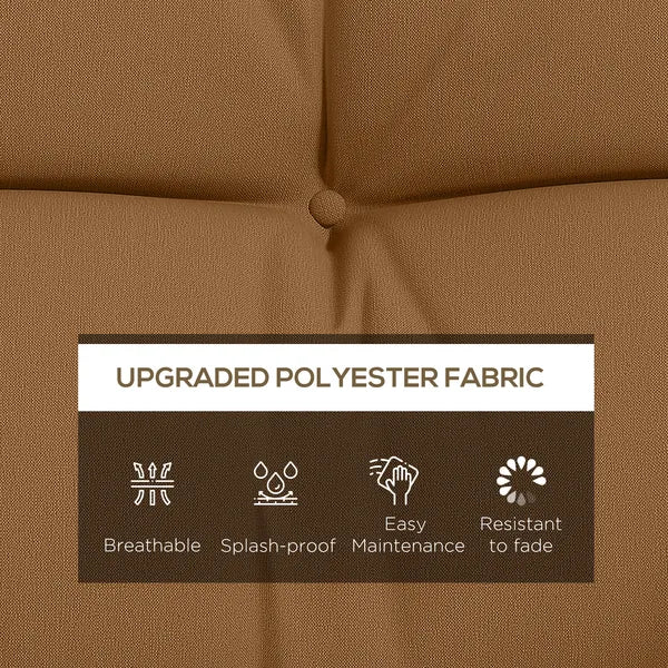 Outsunny Outdoor Cushion Set Encru for Bench Seating Renewal Comfort Upgrade for Garden and Patio Furniture - product image 4
