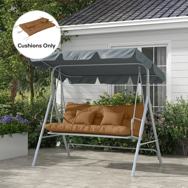 Outsunny Outdoor Cushion Set Encru for Bench Seating Renewal Comfort Upgrade for Garden and Patio Furniture - product image 2