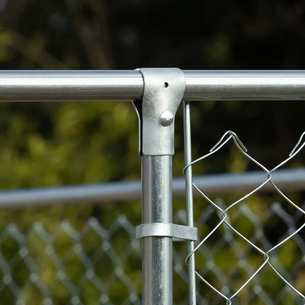 PawHut Outdoor Dog Kennel Galvanized Steel Fence with Cover Secure Lock Mesh Sidewalls for Backyard 13' x 13' x 7.5' - product image 8