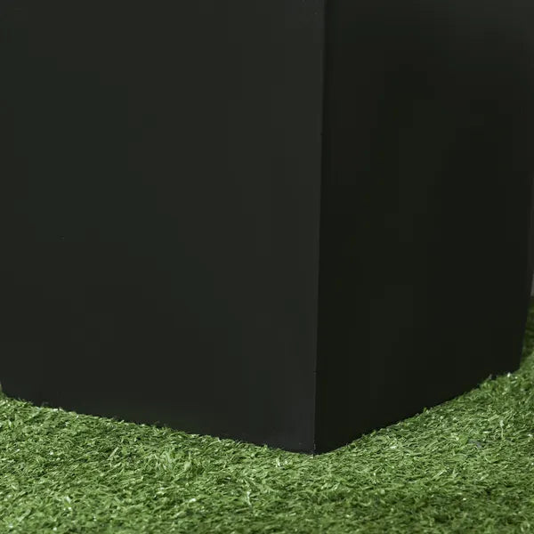 Outsunny Outdoor Planter Set 2-Pack MgO Flower Pots Black with Drainage Entryway Patio Yard Garden - product image 9