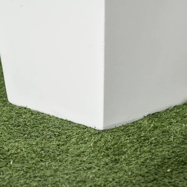 Outdoor Planter Set 2-Pack MgO Flower Pots White Drainage for Garden Patio Yard Elegance - product image 8