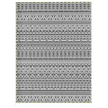 Outsunny Outdoor Rug Carpet with USB Lights Reversible Patio Rug with Carry Bag for Camping 12' x 9' - product image 1