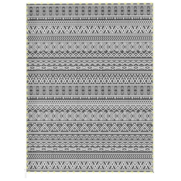 Outsunny Outdoor Rug Carpet with USB Lights Reversible Patio Rug with Carry Bag for Camping 12' x 9' - product image 1