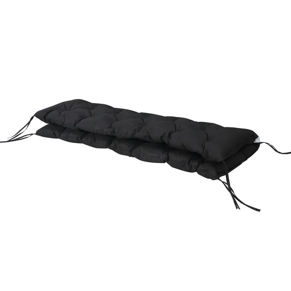 Outsunny Outdoor Seat Pads 3 Seater Bench Swing Chair Replacement Cushions Backrest Black - product image 8