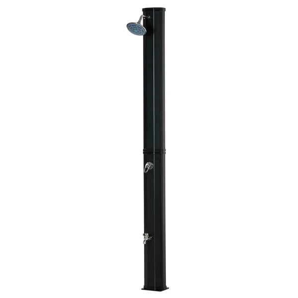 Outdoor Solar Heated Shower 9.2 Gallon with Rotating Head Black for Pool Patio - product image 11