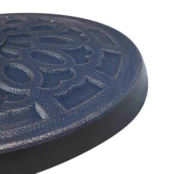Outsunny Outdoor Umbrella Stand Base 17" 27 lbs, Round, Decorative Pattern, for Dia. 1.5", Dia. 1.89" Pole - Bronze - product image 7