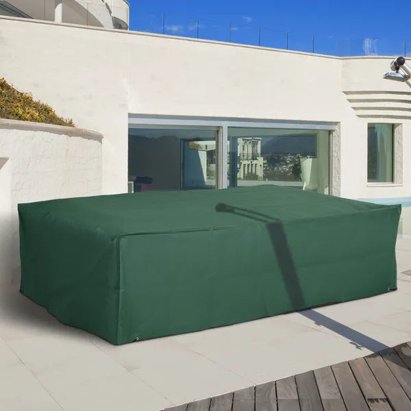 Patio Sectional Lounge Set Cover, 97"x65"x26", Heavy Duty Waterproof Outdoor Furniture Sofa Cover, Dark Green - product image 2
