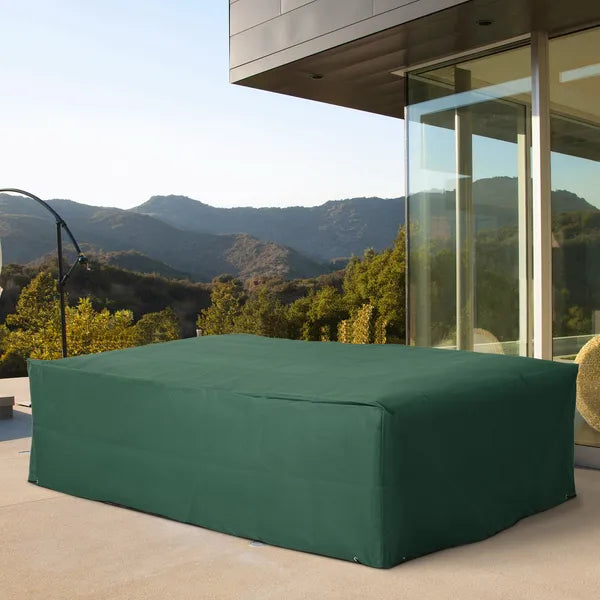 Patio Sectional Lounge Set Cover, 97"x65"x26", Heavy Duty Waterproof Outdoor Furniture Sofa Cover, Dark Green - product image 10