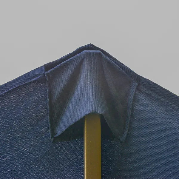 Outsunny Patio Umbrella 15' Steel Rectangular Outdoor Double Sided Market with base, UV Sun Protection and Easy Crank for Deck Pool Patio, Dark Blue - product image 9