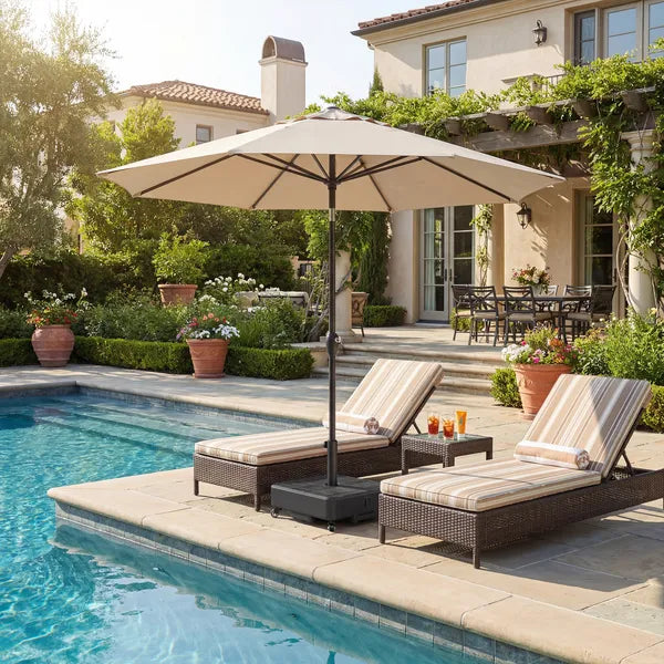 Outsunny Patio Umbrella Base Outdoor Umbrella Stand with Wheels for 1.5 Inch/1.9 Inch Poles - product image 8