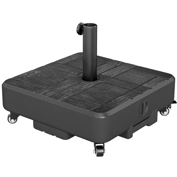 Outsunny Patio Umbrella Base Outdoor Umbrella Stand with Wheels for 1.5 Inch/1.9 Inch Poles - product image 11