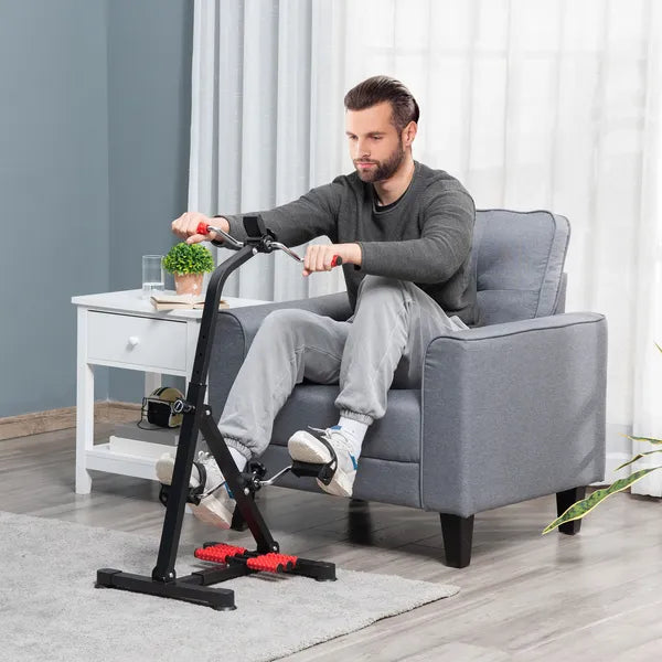Pedal Exerciser, Hand Arm Knee and Leg Exercise Machine for Seniors, Height-adjustable, with LCD Display and Foot Massage Roller - product image 2