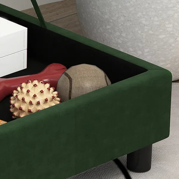 PawHut Pet Sofa Bed Couch with Storage, Pet Sofa for Cats and Small Dogs, Green - product image 9