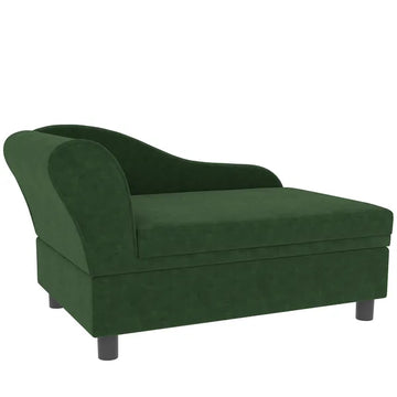 PawHut Pet Sofa Bed Couch with Storage, Pet Sofa for Cats and Small Dogs, Green - product image 1