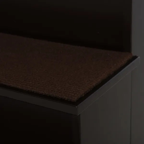 4 Step Pet Stairs with Cushioned Removable Cover for Small Dogs and Cats, Brown - product image 9