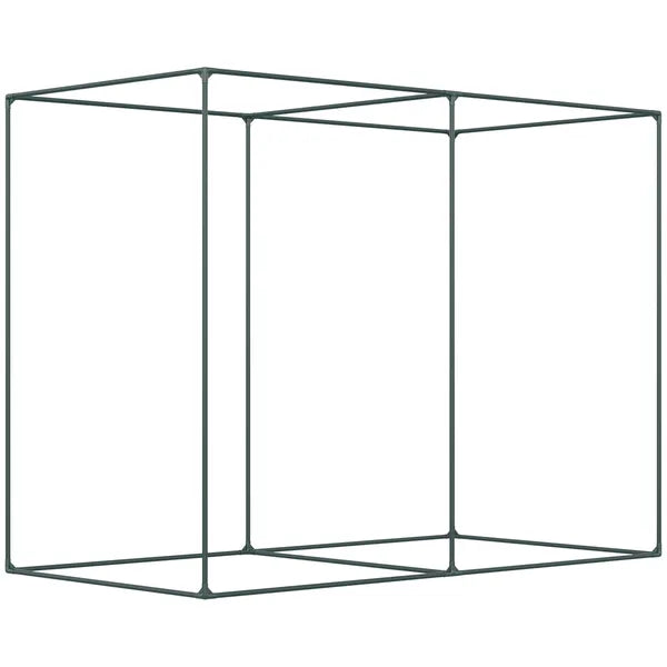 Outsunny Plant Protection Tent 6x3 Ft Tall Crop Cage with Zippered Doors Storage Bag Ground Stakes Black - product image 8