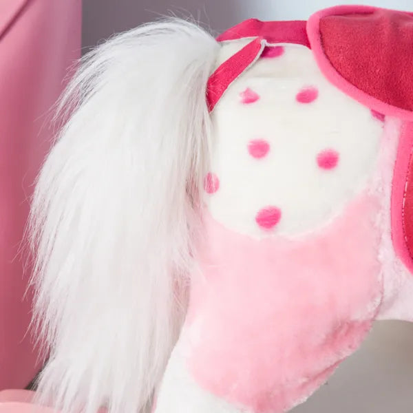 Plush Rocking Horse with Realistic Sounds Pink for Ages 3+ - product image 9