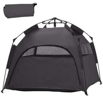 PawHut Pop Up Dog Tent for Extra Large and Large Dogs with Carry Bag, for Beach, Backyard, Home, Dark Gray - product image 1