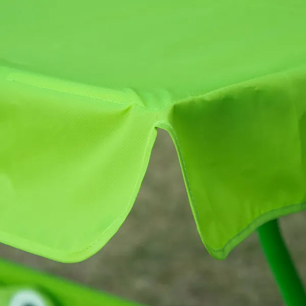 Outsunny Porch Swing for Kids with Adjustable Canopy to Block Sun at Angles, Kids Swing Chair with Seatbelts, Frog Pattern, Gift for Kids Ages 3-6 - product image 9