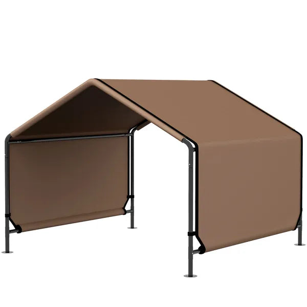Portable Dog Tent Water Resistant for Outdoor Shade Protection, Brown - product image 1