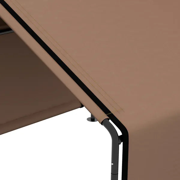 Portable Dog Tent Water Resistant for Outdoor Shade Protection, Brown - product image 8