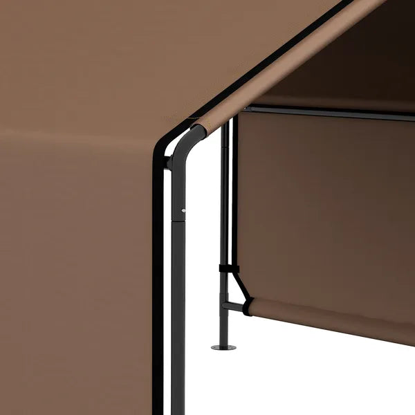 Portable Dog Tent Water Resistant for Outdoor Shade Protection, Brown - product image 9