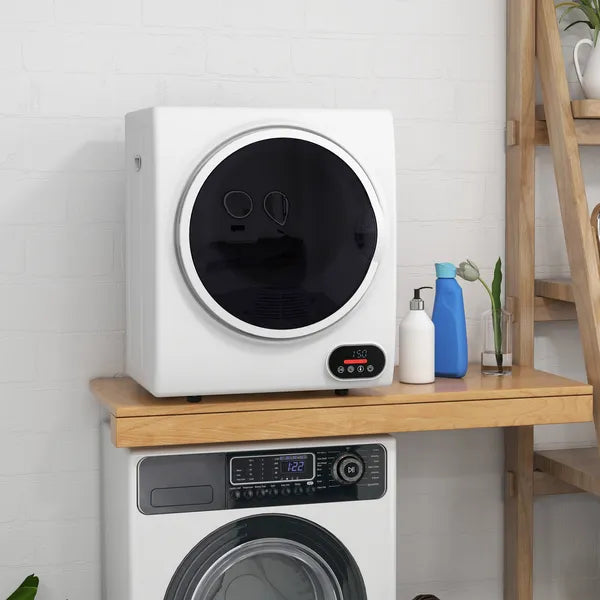 Portable Electric Clothes Dryer 1.5 cu.ft Compact Laundry Dryer 850W for Apartments White - product image 2