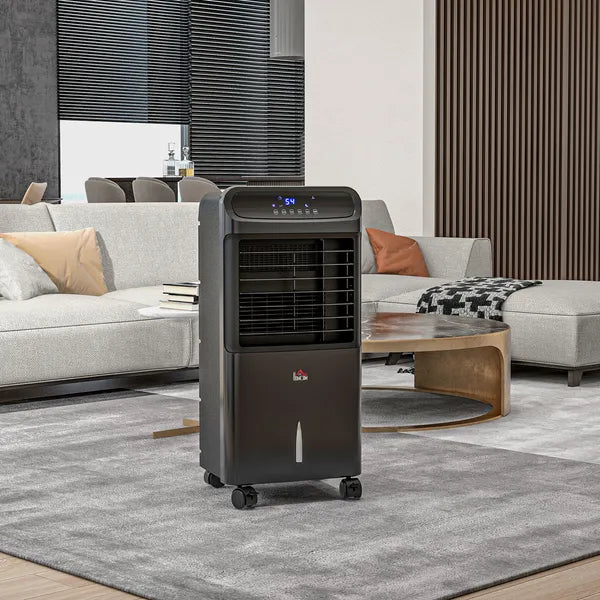 HOMCOM Portable Evaporative Air Cooler 3-in-1 Ice Cooling Fan with Remote Oscillation Timer Black for Home Office - product image 10