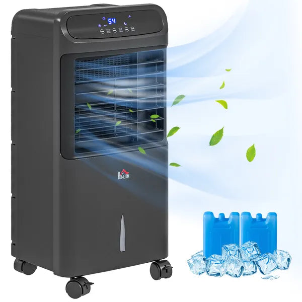 HOMCOM Portable Evaporative Air Cooler 3-in-1 Ice Cooling Fan with Remote Oscillation Timer Black for Home Office - product image 11