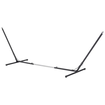Portable Hammock Stand with Adjustable Steel Stand, Portable and Heavy Duty for Indoor Outdoor Use, Black - product image 1