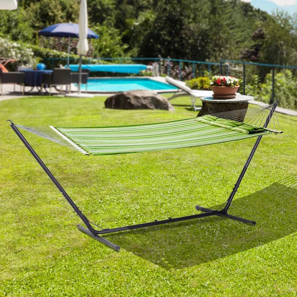 Portable Hammock Stand with Adjustable Steel Stand, Portable and Heavy Duty for Indoor Outdoor Use, Black - product image 7