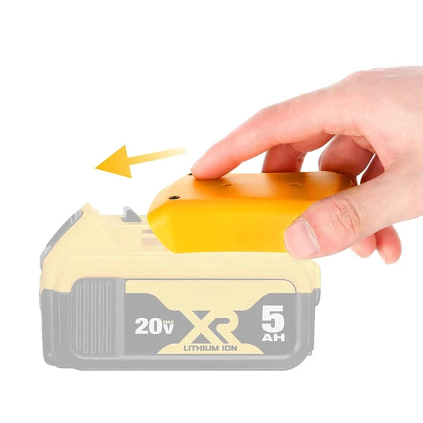 Battery Adapter Holder Dock Compatible with DeWalt 18V and 20V MAX Batteries - product view 16