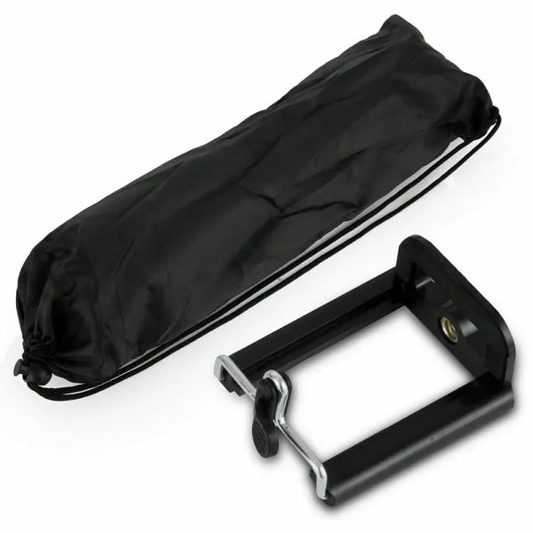 Adjustable Camera Tripod Stand with Phone Holder and Carry Bag - product view 6