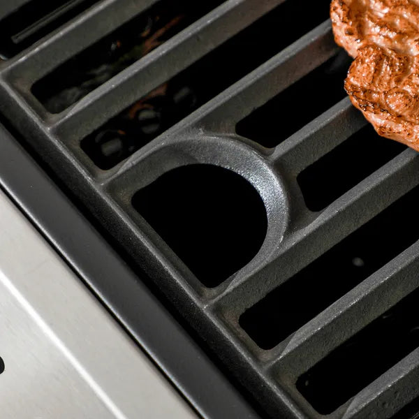 Propane Gas Grill 4+1 Burner 40000 BTU BBQ Trolley with Warming Rack Shelves Bottle Opener Thermometer - product image 9