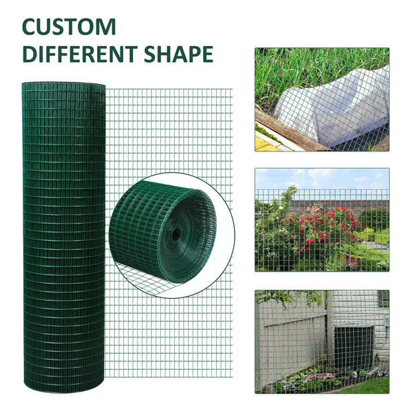 PVC Coated Steel Chicken Rabbit Mesh Fencing Wire Garden Galvanized Fence Border - product image 5