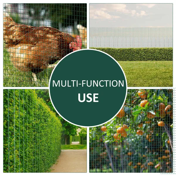 PVC Coated Steel Chicken Rabbit Mesh Fencing Wire Garden Galvanized Fence Border - product image 4