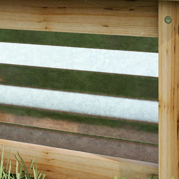 Raised Garden Bed, Planter Box, Metal and Wood Combined, for Growing Flowers, Herbs and Vegetables - product image 9