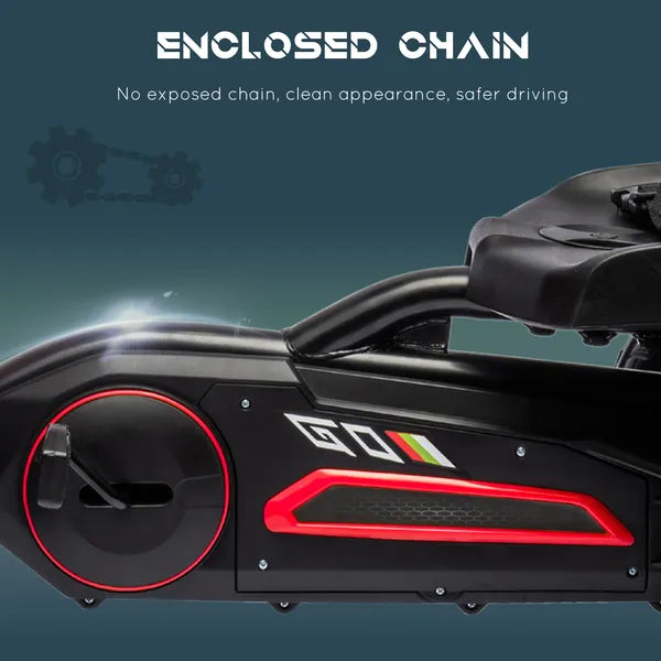 Red Pedal Go Kart for Kids with Durable Swing Axle and Shock-Absorbing Wheels - product image 7