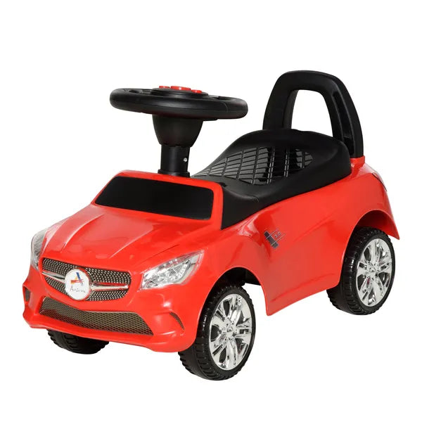 Aosom Red Toddler Ride On Push Car Foot-to-Floor with Horn Music Headlights Storage - product image 11