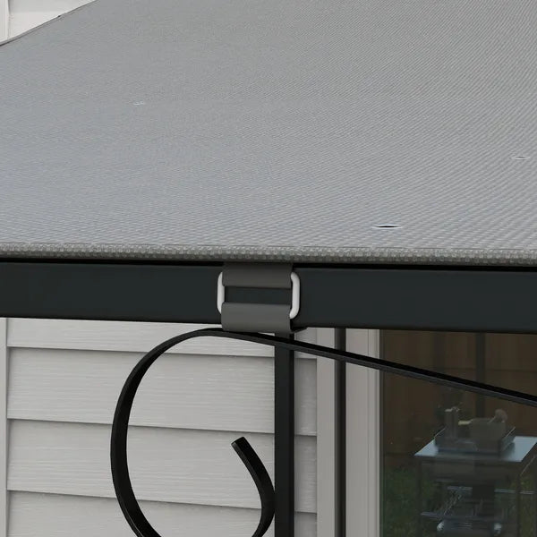Outsunny Replacement Canopy for 10x10 Pergola Dark Gray UV Protection Easy Install 84C-038 Series - product image 9