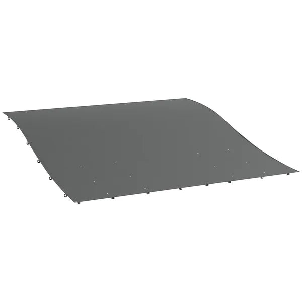 Outsunny Replacement Canopy for 10x10 Pergola Dark Gray UV Protection Easy Install 84C-038 Series - product image 11