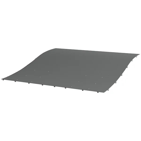 Outsunny Replacement Canopy for 10x10 Pergola Dark Gray UV Protection Easy Install 84C-038 Series - product image 1