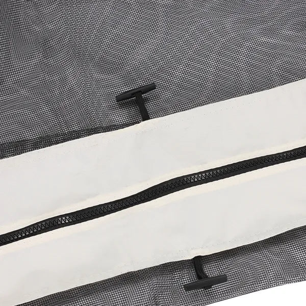 Replacement Mesh Netting for 10 x 13 Gazebo Canopy Tents Zippered White - product image 6