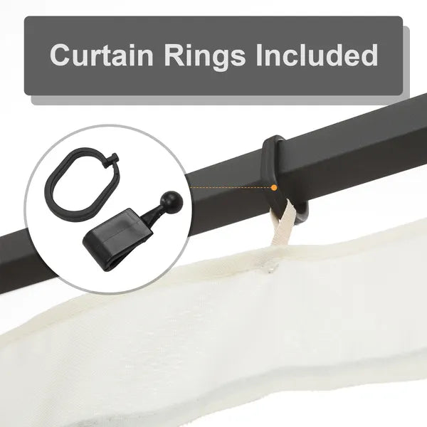 Replacement Mesh Netting for 10 x 13 Gazebo Canopy Tents Zippered White - product image 5