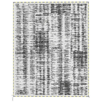 Outsunny Reversible Outdoor Rug Carpet with LED Lights, Carry Bag and Ground Stakes for Backyard, Deck, Picnic, Beach, 10 ft x 8 ft - product image 1