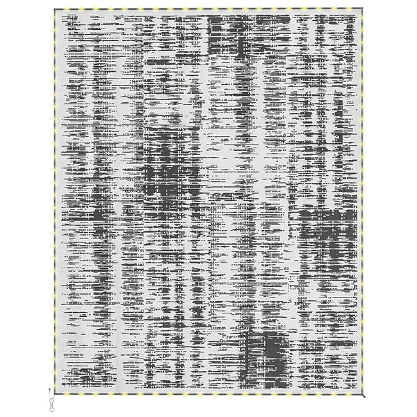 Outsunny Reversible Outdoor Rug Carpet with LED Lights, Carry Bag and Ground Stakes for Backyard, Deck, Picnic, Beach, 10 ft x 8 ft - product image 1