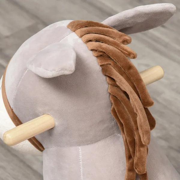 Rocking Donkey with Sound Wooden Base and Safety Belt for Ages 18-36 Months - product image 8