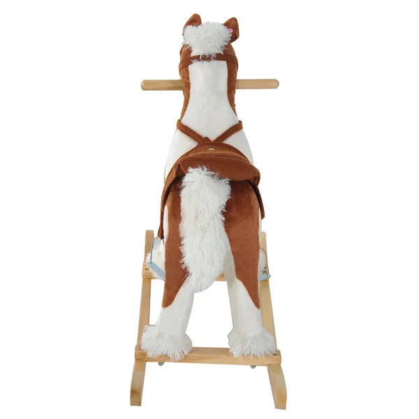 Rocking Horse, Kids Plush Airplane Rocker, Nursery Rhyme Sounds, Educational Toy for Boys and Girls - product image 8